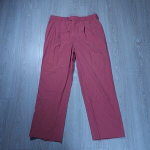Vintage Wedge Wood Golf Pants Mens Size 34x30 Red 80s 90s Retro Made in USA